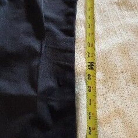 Theory Dress Pants Womens 4 Black Ines Tailored Wool-Spandex Trousers Low Rise - Picture 7 of 9